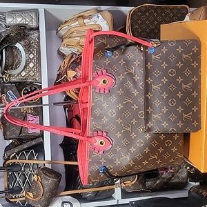 Louis Vuitton Neverfull NM Tote Limited Edition Colored Monogram